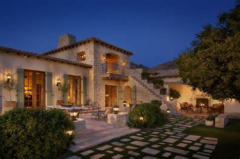 Az Italian Villa Estate Luxury Custom Home Portfolio Scottsdale