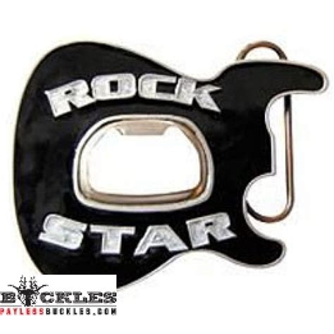 Rock Star Bottle Opener Guitar Belt Buckle Good Quality Free Shipping