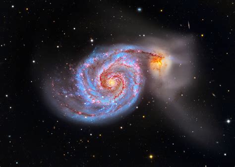 Esplaobs Messier 51 The Whirlpool Galaxy Image Credit And Copyright