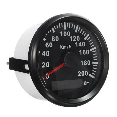 200kmh Gps Speedometer Digital Gauge Car Motorcycle Marine Odometer