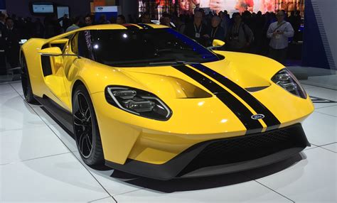 New Ford Gt In Yellow At Ces Karl On Cars