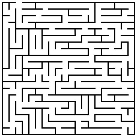 Maze Puzzle Labyrinth Brain Teaser Kids Game Vector Illustration By