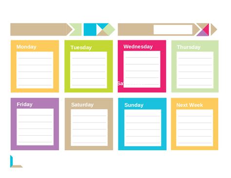 2024 Weekly Planner Template Fillable Printable Pdf And Forms Handypdf