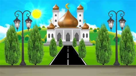 Background Animasi Bergerak Tempat Ibadah Umat Islam Islamic