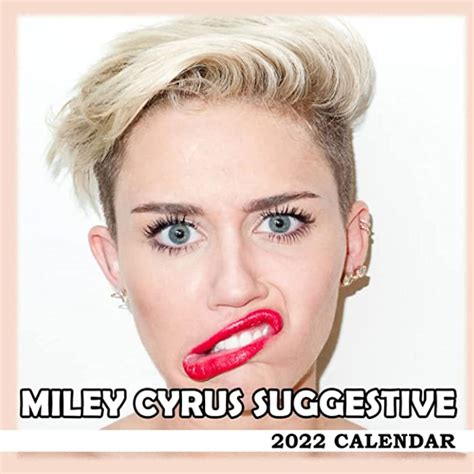 Buy Miley Cýrus Suggestive Calendar 2022 Crazy Singer Sexy Photo For
