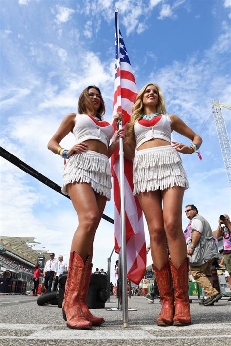 Grid Girls At Formula One World Championship Rd18 United States Grand