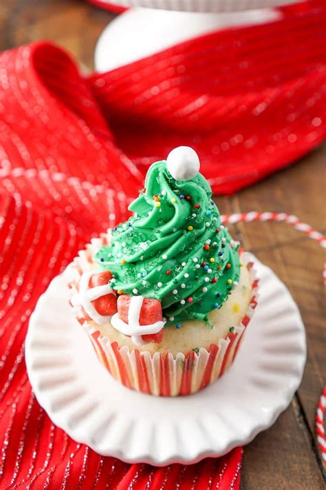 Easy Christmas Tree Cupcakes Sugar And Soul
