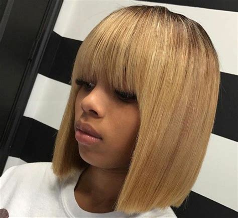 Bob with bangs long sides quick weave bobs natural hair styles dreadlocks beauty dreads bob hairstyle. Pin by ⓋⒶⓃⒾⓉⓎ on H U R R | Hair styles, Weave hairstyles ...
