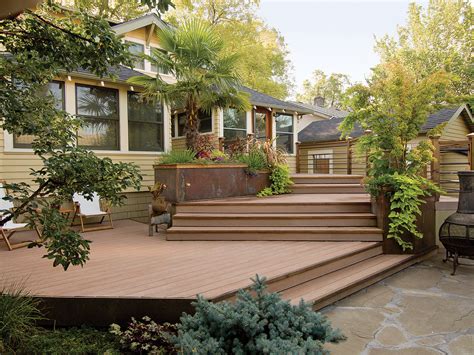 Stepped Deck Connects Home And Garden Sunset Magazine Sunset Magazine