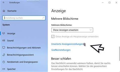 Windows 10 Anzeigeeinstellungen Und Anzeigeinformationen Der