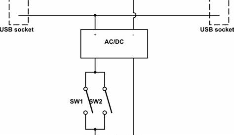 220vac to 5vdc circuit diagram