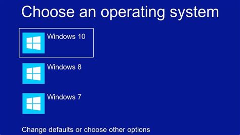 How To Disable Choose An Operating System At Start Up On Windows 10