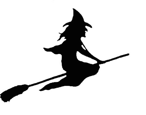 Download Halloween witch silhouette set vector 06 free download