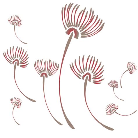 Gambar Simbol Bunga Dandelion Dengan Warna Menarik Tanaman Liar