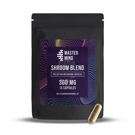 Mastermind Shroom Blend Capsules 15x300mg Get Magic Mushrooms