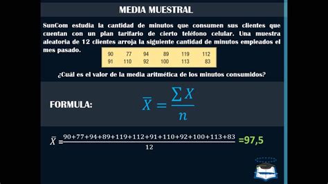 Media Muestral Formula Excell Y Spss Youtube