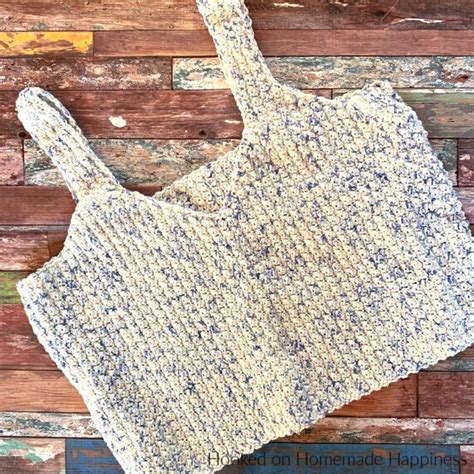 Crop Tank Top Crochet Pattern Hooked On Homemade Happiness