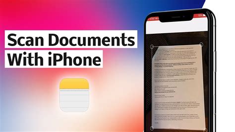 How To Scan Documents Using Notes App On Iphoneipad Youtube