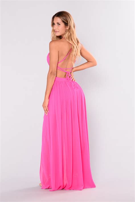 All Summer Long Maxi Dress Hot Pink Fashion Nova Dresses Fashion