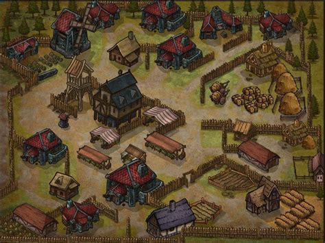 Dwarven Village Inkarnate Fantasy City Map Fantasy Map Fantasy