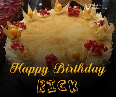 Dear ricky wishing you a day filled with many pleasant surprises and tons of gifts. Happy Birthday Rick