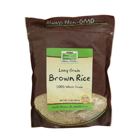 Buy Now Real Food Long Grain Brown Rice 908g Online Shop Food