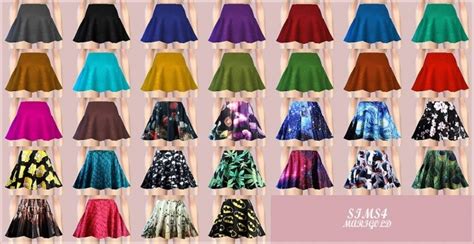 Hot Flared Mini Skirt At Marigold Sims 4 Updates