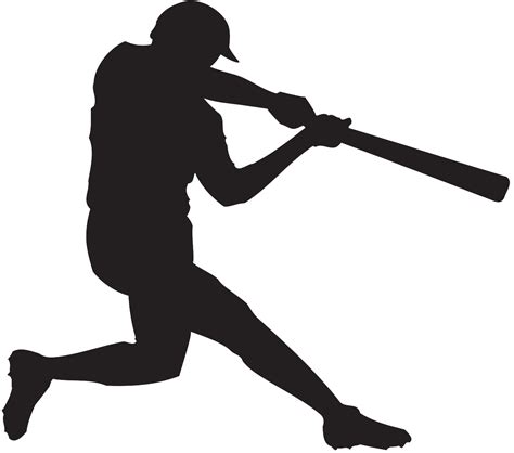 Baseball Player Batting Clip Art Baseball Png Download 12831134