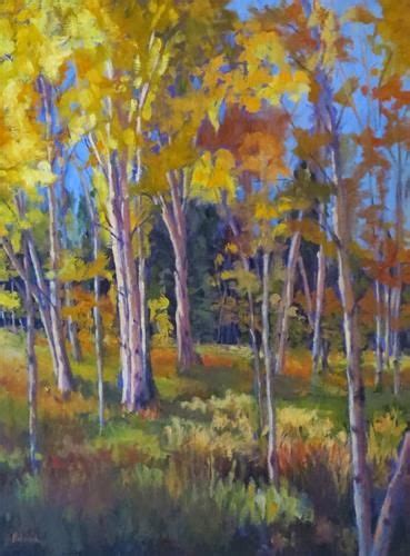 Daily Paintworks Afternoon Aspen Original Fine Art For Sale