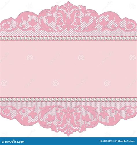 Lace Borders Stock Vector Illustration Of Fabric Wedding 49728433
