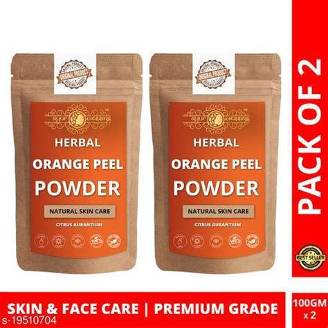 Orange Peel Powder Skin Care Products Combo Pack Of 2