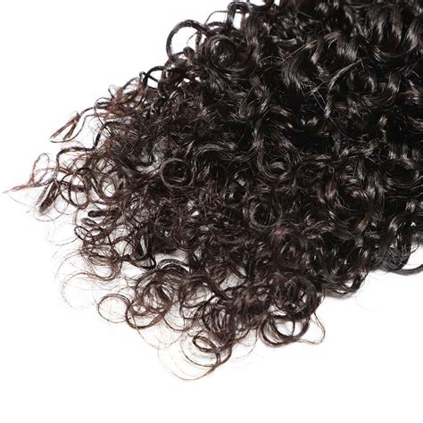 Cheap Brazilian Curly Hair Bundles With Lace Closure 4 Bundles With