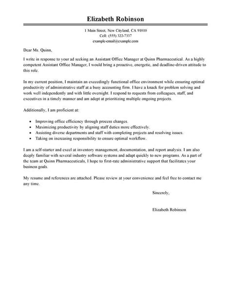 Free secretary cover letter templates. Free Admin Assistant Manager Cover Letter Examples ...