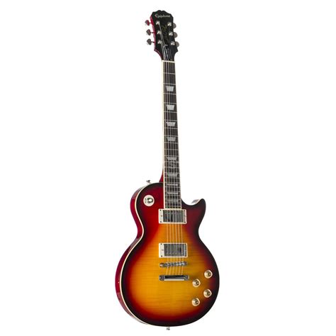 Trying to choose between the epiphone les paul standard, studio, plustop pro and custom pro? Epiphone Les Paul Standard PlusTop PRO Bourbon Burst ...