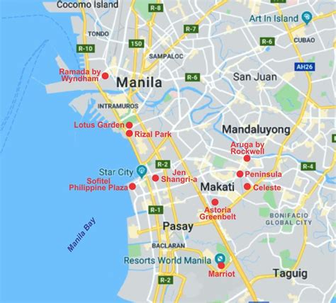 Manila World Alabang Philippines Manila Break Manila Philippines Longitude Pr Maps Of