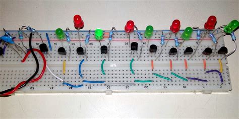 Music Rhythm Operated Dancing Light Using Leds And Transistors