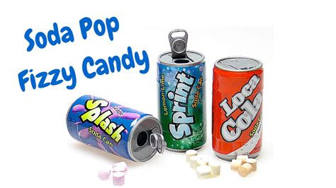 Soda Can Fizzy Candy Youtube