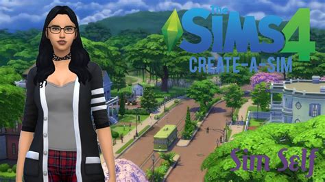 The Sims 4 Cas Sim Self Remake Youtube