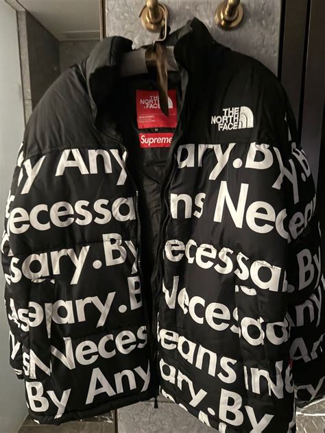 Supreme X The North Face By Any Means Necessary Nuptse Puffer Jacket