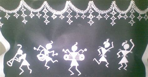 Origin Of Warli Art Warli Folk Paintings Are The Painting Of