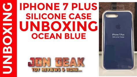 Authentic Iphone 7 Plus Silicone Case Unboxing And Review Ocean Blue