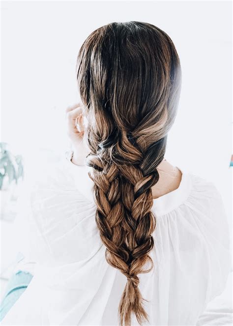 Rainbow extensions look great for a festival or summer holiday, while single color extensions suit every occasion. Created two double Dutch braids with wearing tressmerize hair topper and pin them together to ...