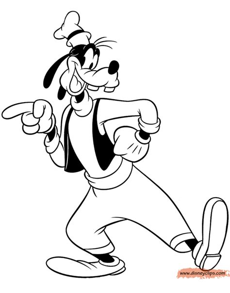 Goofy Disney Coloring Pages