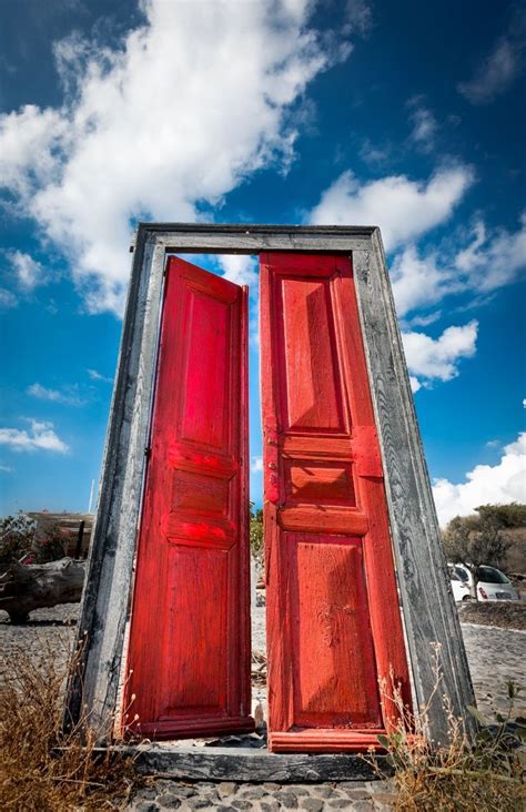 Red door, yellow door is a spooky game that's often played at sleepovers as entertainment. TRAVEL'IN GREECE | Red door standing in the middle of no ...