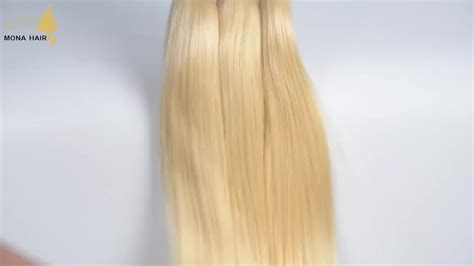 2018 Hot Selling Thick Blonde Hair Extensions 613 Human Hair Russian