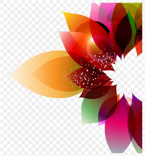 Color Flower Abstract Art Floral Design Png 1560x1689px Color