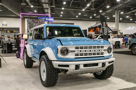 This Baby Blue Bronco From Sema Selling For Six Figures Carbuzz
