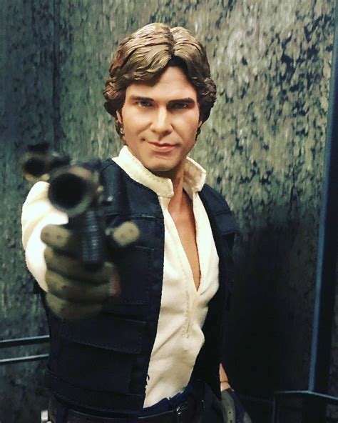 16 Scale Han Solo Head Sculpt Carved Model For 12 Male Action Figure Body Toy Ebg