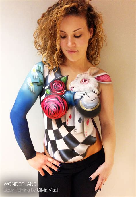 Wonderland Body Painting By Silvia Vitali Body Art Painting Body