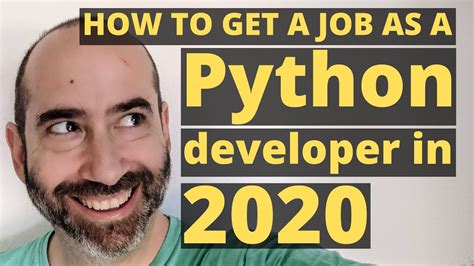How To Get A Job As A Python Developer In 2020
